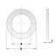 CMT Inel de reducție, D=15,87/10x1,2 mm