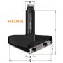 Imagine 1/2 - CMT Freză în V cu plăcuțe amovibile pentru CNC, D=91, A=130°
