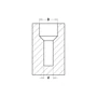 Imagine 2/3 - CMT Coadă adaptor burghiu - zecuitor la 45 °placat cu carbură