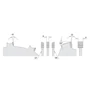Imagine 2/6 - CMT Set special DADO , pentru nuturi   203x15,87 Z12