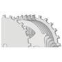 Imagine 3/7 - CMT Set special DADO , pentru nuturi  152x15,87 Z20