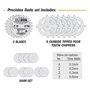 Imagine 7/7 - CMT Set special DADO , pentru nuturi  152x15,87 Z20