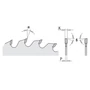 Imagine 6/6 - Pânză circulară universală CMT  D=120-240 B=16-30 Z=18-48