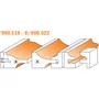 Imagine 2/2 - CMT Set freze din carbură pentru producția de fronturi de mobilier , profil 'A-B' , S=12