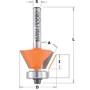 Imagine 1/2 - CMT Freză cu cuțit cu inserție din carbură conic, A=22°/25°/30°/45°; S=6 - 8