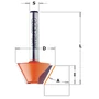 Imagine 1/2 - CMT Freză pentru teșit muchii în unghi, A=15°-30°-45°; S=6-8