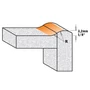 Imagine 2/3 - CMT Freză antipicurare pentru panouri acrilice, S=12-12,7