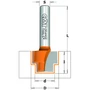 Imagine 1/2 - CMT Freză din carbură cu umăr pentru falț, D=16,3-19; S=8