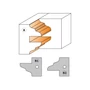 Imagine 7/12 - CMT Set freze profil-contraprofil pentru uși de interior  132x30 Z2+4