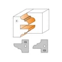 Imagine 8/12 - CMT Set freze profil-contraprofil pentru uși de interior  132x30 Z2+4
