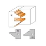 Imagine 10/12 - CMT Set freze profil-contraprofil pentru uși de interior  132x30 Z2+4