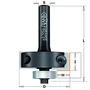 Imagine 1/3 - CMT Freză pentru falț cu plăcuțe amovibile și rulment,  IxH=12x12,7; S=6,35-12,7