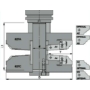 Imagine 2/4 - OMAS CNC Freză tăblie 627-AC 152X110 HSK-63F RH