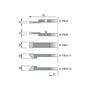 Imagine 2/3 - Omas Set freze pentru lambriu, 4 buc ART K170, D-160, d-50