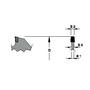 Imagine 2/4 - OMAS Pânză circulară conică diamantată pentru pretăiere, P342 120X3,2-3,8X30 Z=24 DP=6mm