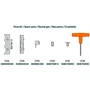 Imagine 4/4 - OMAS Cap multiprofil pentru profilare cu plăcuțe amovibile, K405-D
