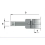 Imagine 2/4 - OMAS Cap de frezat cu plăcuțe amovibile, pentru nut și falț, K408-B D=140