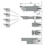 Imagine 2/5 - OMAS Grup de freze cu plăcuțe amovibile pentru fabricarea ușilor de mobilier, K426-1