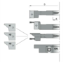 Imagine 2/5 - OMAS Grup de freze cu plăcuțe amovibile pentru fabricarea ușilor de mobilier, K426-2