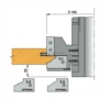 Imagine 2/7 - OMAS Set de freză cu plăcuțe amovibile pentru fabricarea ușilor de interior și de mobilă, K426-5P